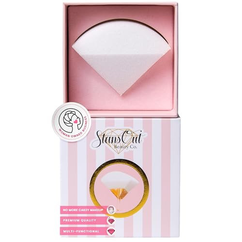 StansOut Makeup Blending Sponge, Memory Foam Blender for Liquid, Cream & Powder Foundations, No Water Needed, Airbrush Finish, Flawless Application | Amazon (US)