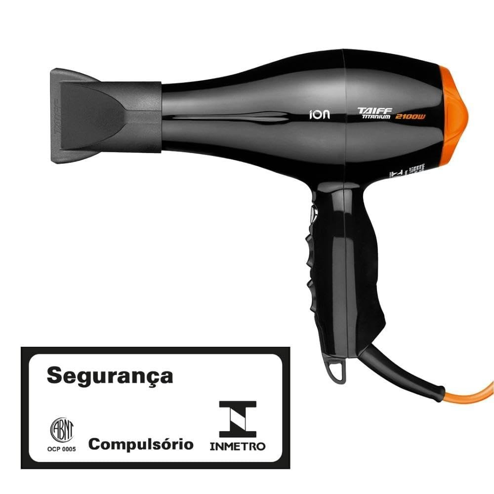 Secador, 110 V, Taiff, Titanium Laranja, Preto | Amazon (BR)