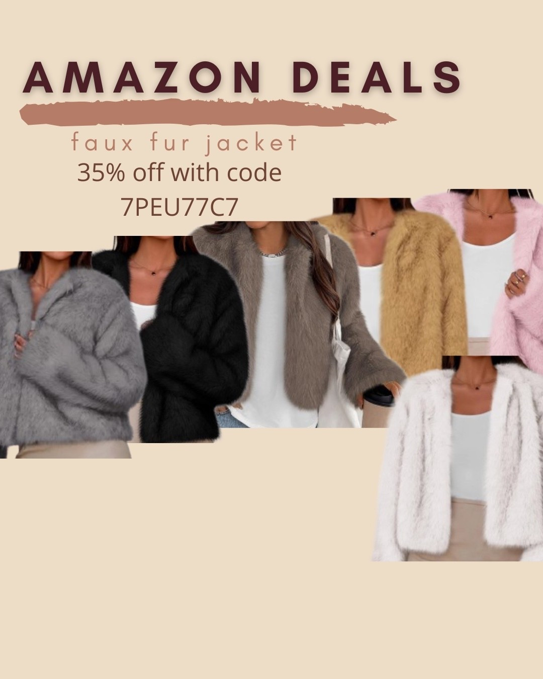 $23 ends 10/12

Amazon fashion
Amazon deals
Faux fur jacket