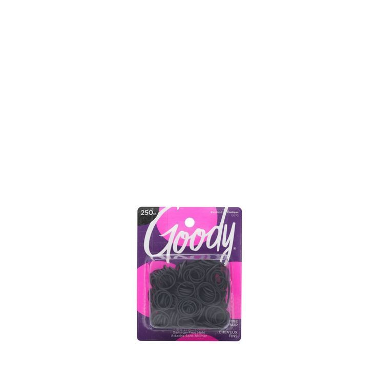 Goody Women's Classic Polybands - Black - 250ct | Target