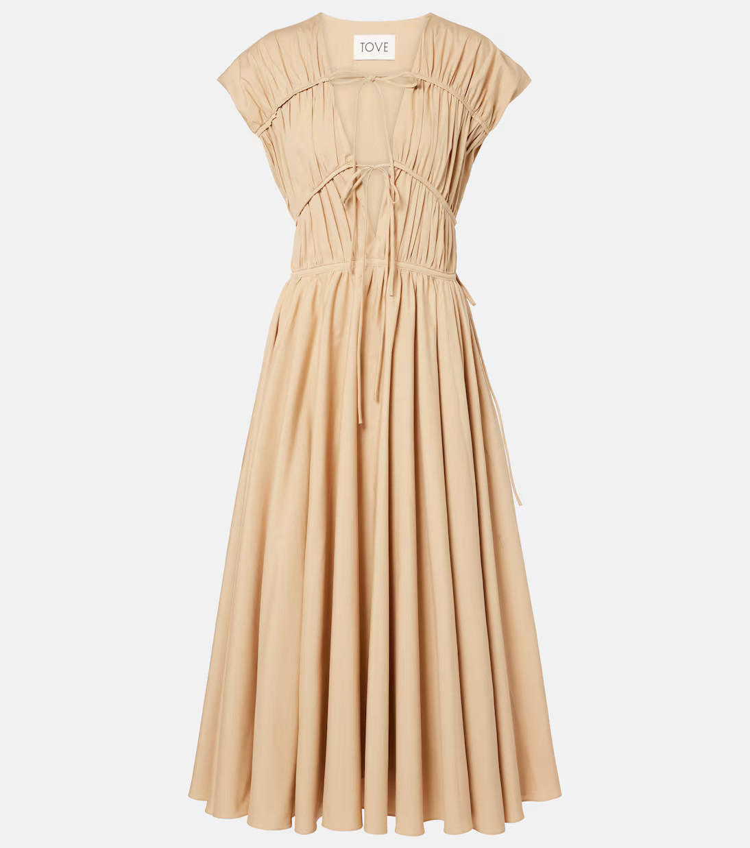 Ceres 개더 코튼 드레스 | Mytheresa (INTL)