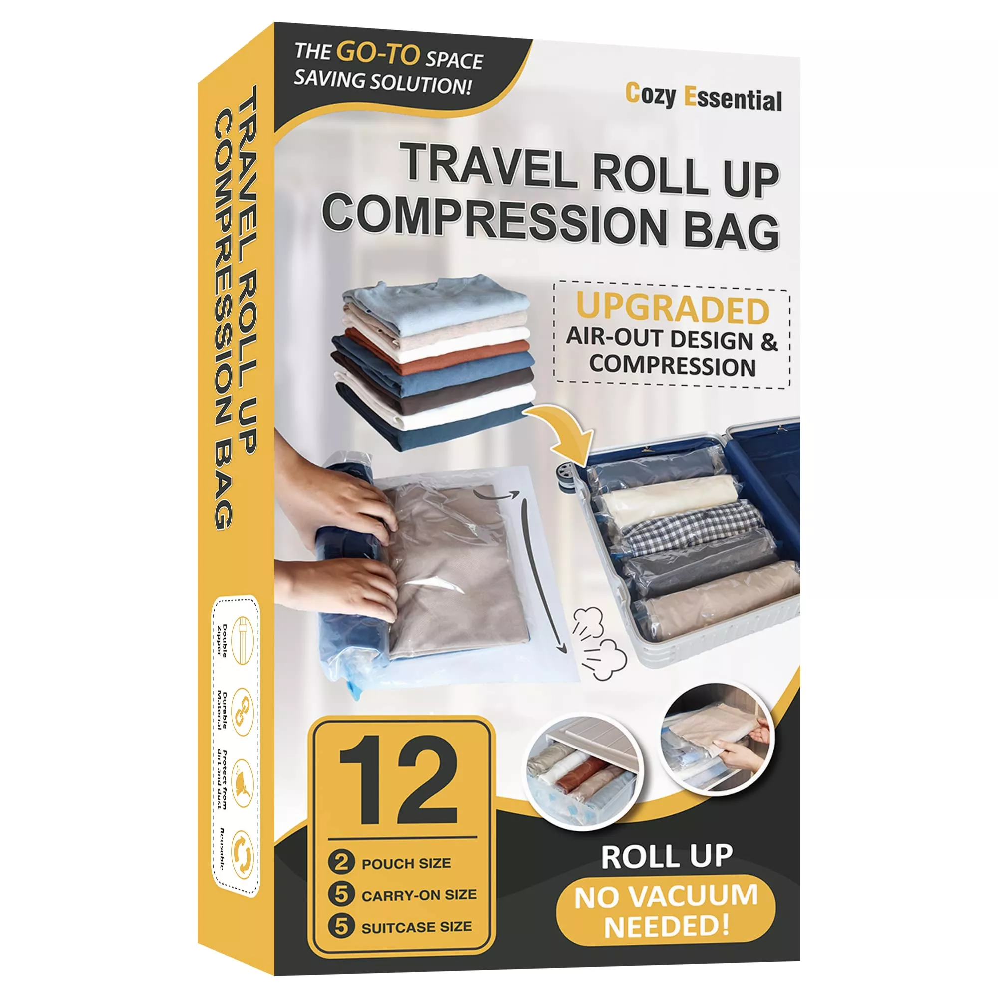 12 Travel Compression Bags Vacuum … curated on LTK