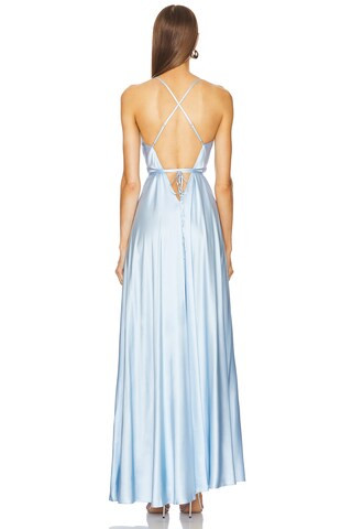 x REVOLVE Willow Gown in Baby Blue | Revolve Clothing (Global)