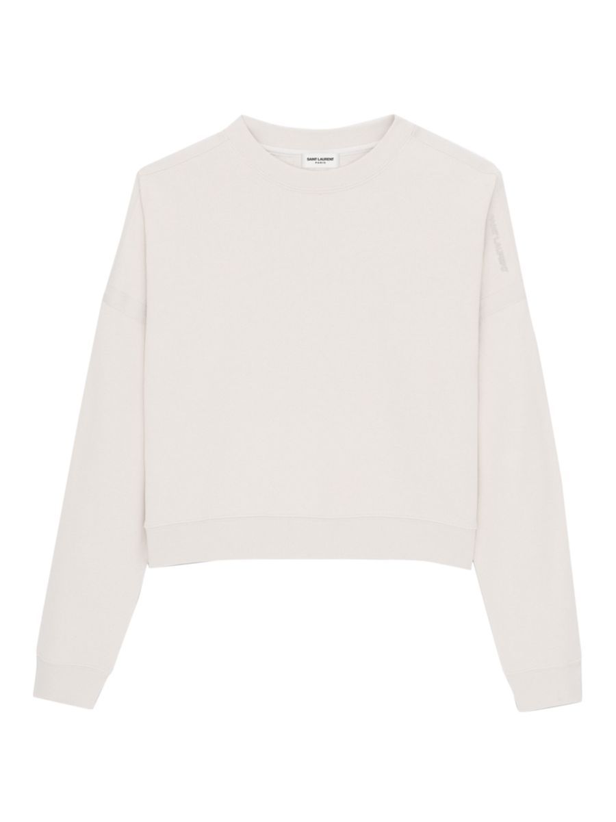 Cropped Sweatshirt | Saks Fifth Avenue