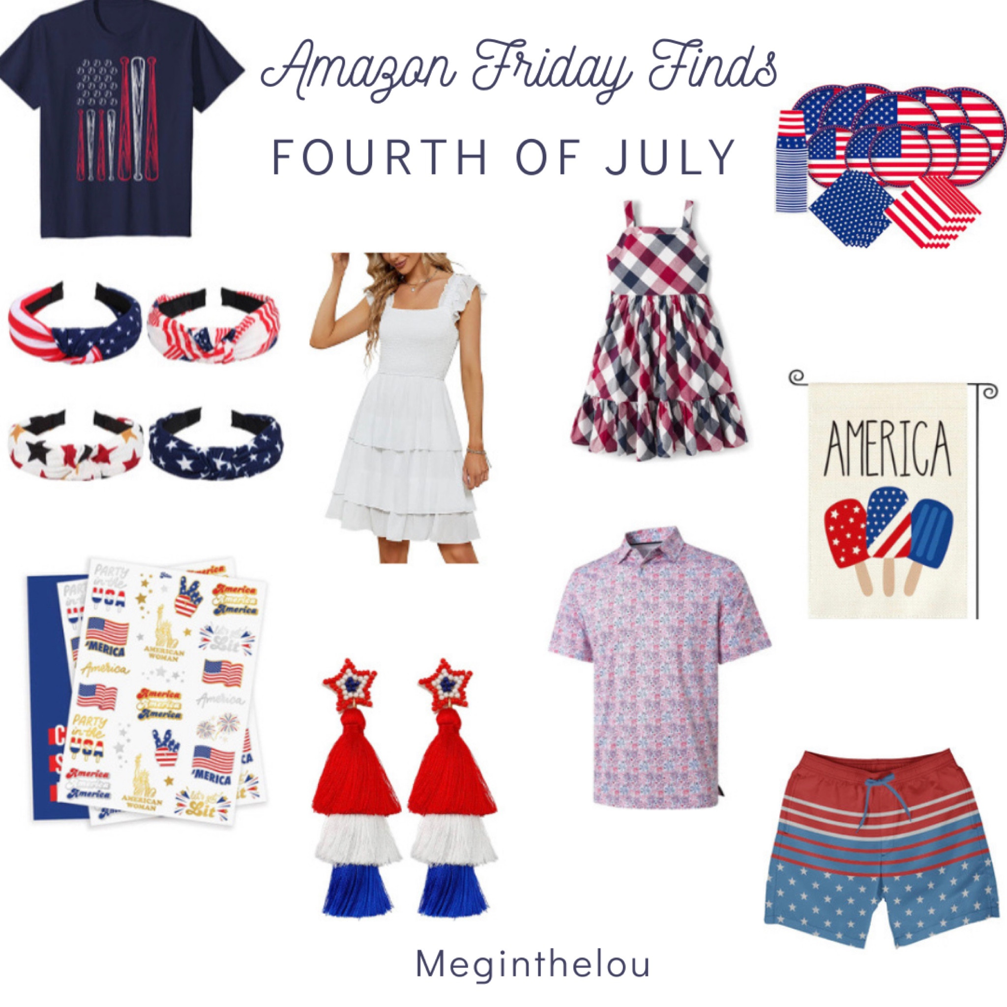 Fourth of July 

#LTKmens #LTKkids #LTKstyletip #under25 #budgetfriendly #budgetfinds #LTKswim #redwhiteandblue #4thofjuly #summer 

#LTKsalealert #LTKSeasonal #LTKunder50