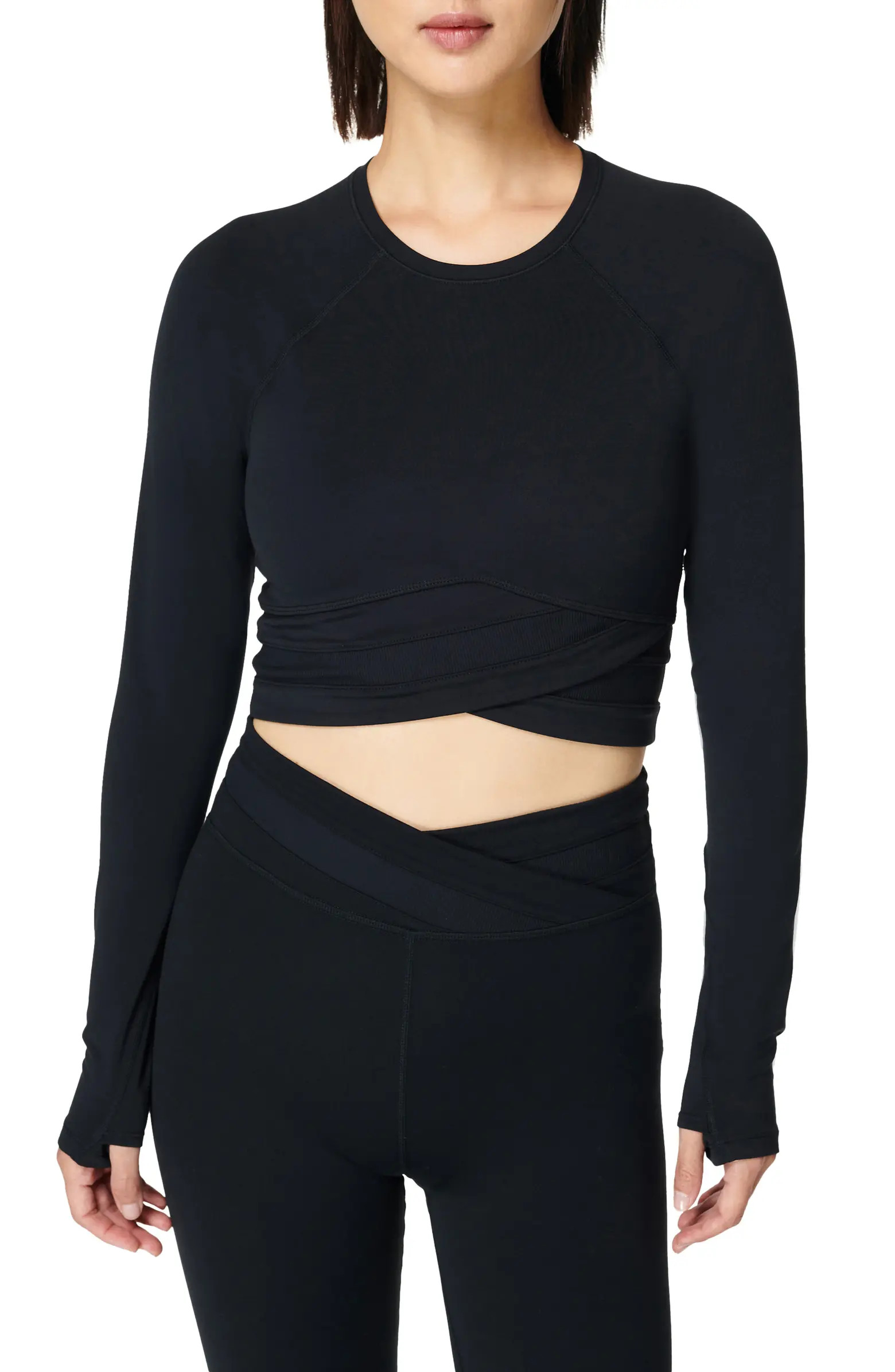 All Day Wrap Waist Crop Top | Nordstrom