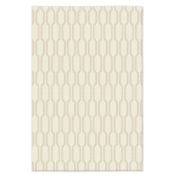 Honeycomb Textured Wool Rug | West Elm (US)