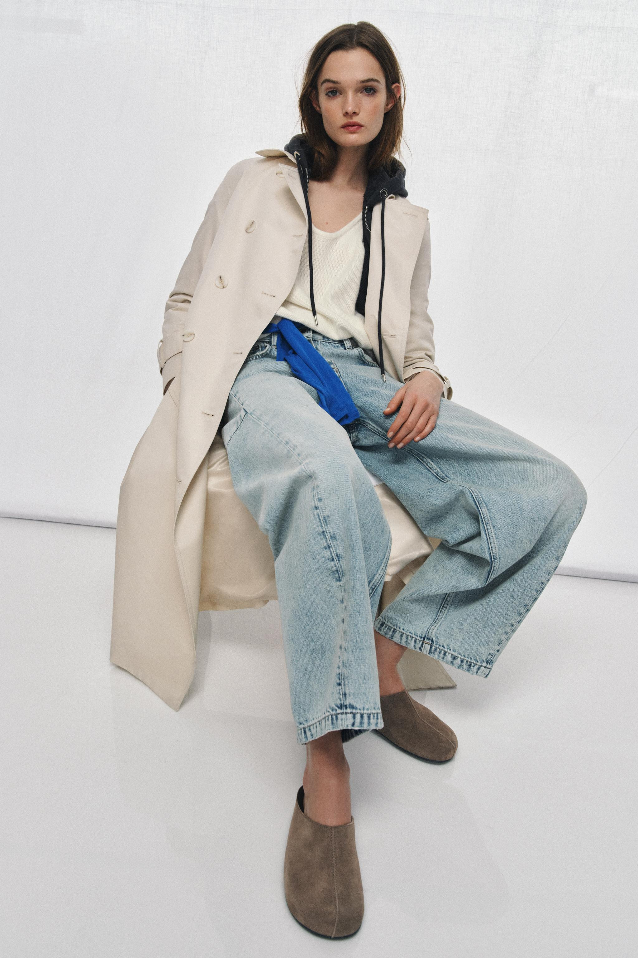 SPLIT SUEDE SLINGBACKS | Zara US