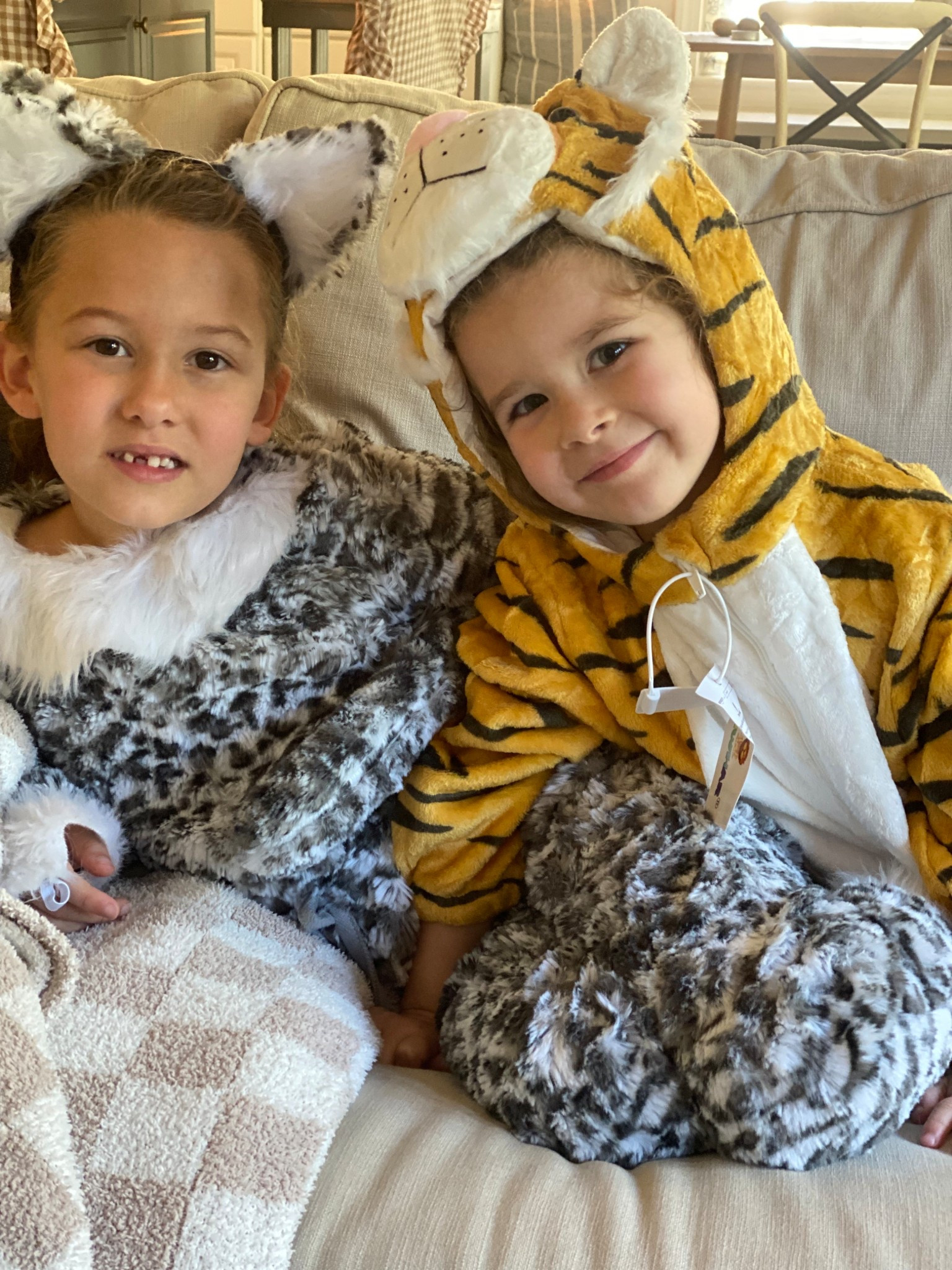 Kids comfy Halloween costumes. Snow leopard. Tiger. Play dress up. 

Animal Halloween. Big cats. 

#LTKHalloween