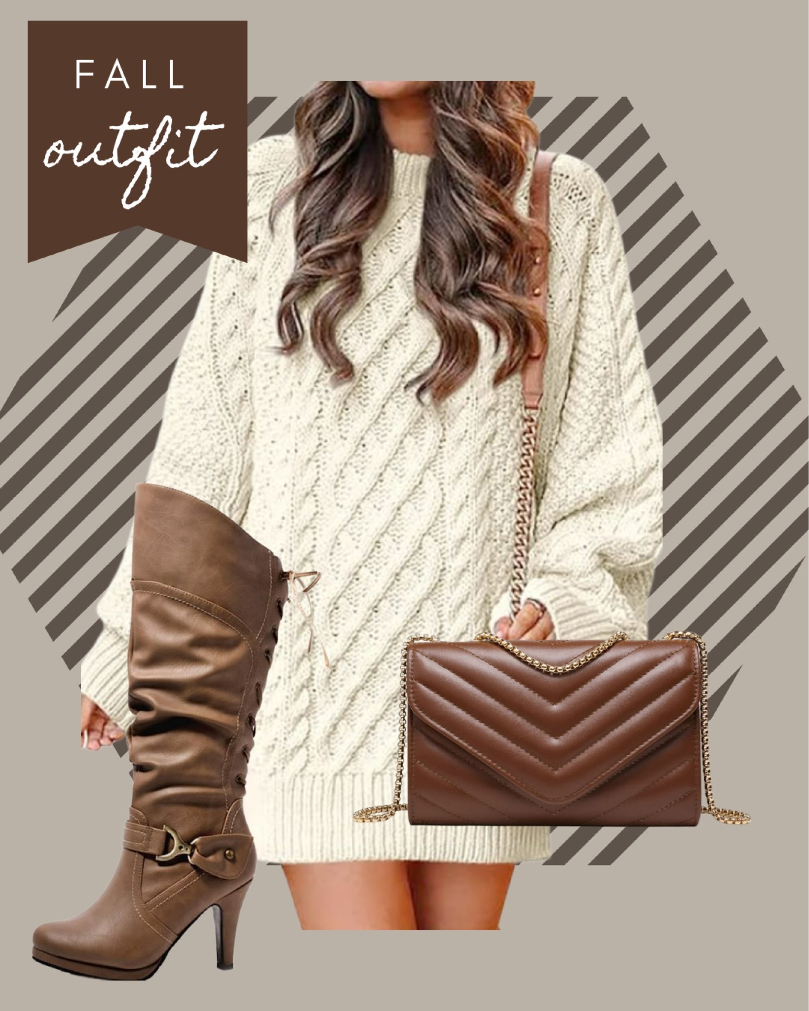 Amazon Finds: Cable knit sweater dress. 

#falloutfits #sweaterdress #boots #sweaters #familyphotos



#LTKunder50 #LTKstyletip #LTKunder100