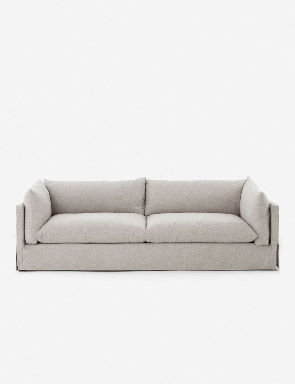 Arlen Slipcover Sofa, Light Gray | Lulu and Georgia 