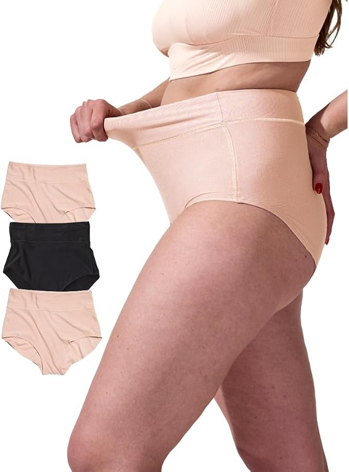 Bodily The All-In Panty, Maternity, Postpartum & C-Section Underwear, High Waisted, Soft, Stretch... | Amazon (US)
