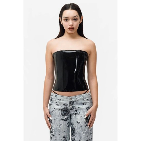 Miaou Libra Corset Black Latex Sexy Celebrity | Poshmark