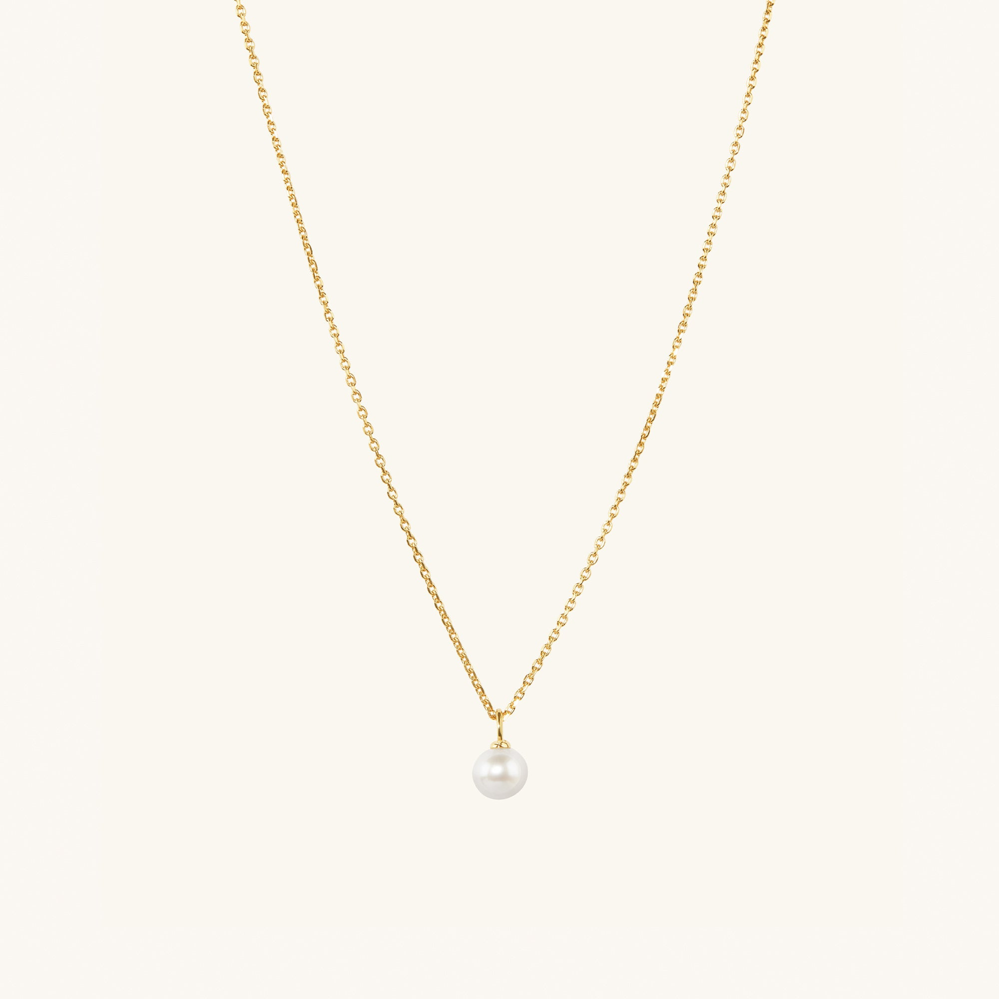 Mini Pearl Pendant Necklace | Mejuri Fine Crew