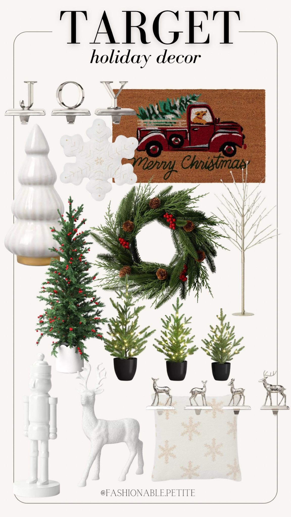 Target holiday decor! Lots of well priced Christmas decor. I love the light up decorative tree.
Holiday decor, Christmas decor, target decor, Christmas tree, Christmas wreath, stocking holder. 

#LTKFindsUnder100 #LTKHoliday #LTKHome