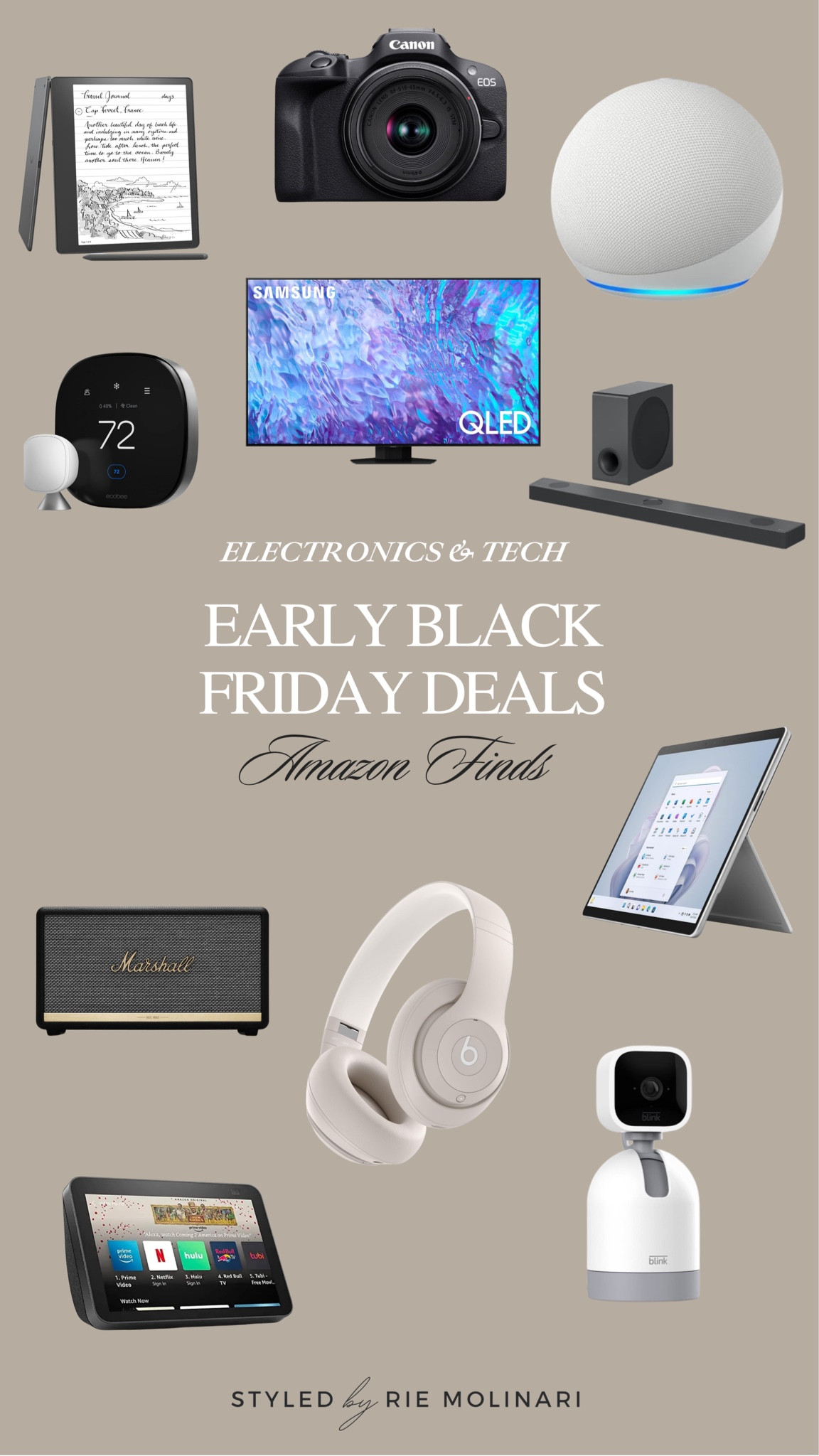 early Black Friday tech + electronic deals! #founditonamazon #holiday2023 #blackfridaydeals

#LTKCyberWeek #LTKsalealert