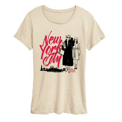 Women's The Devil Wears Prada New York City Short Sleeve Graphic T-Shirt - Birch - Small | Target