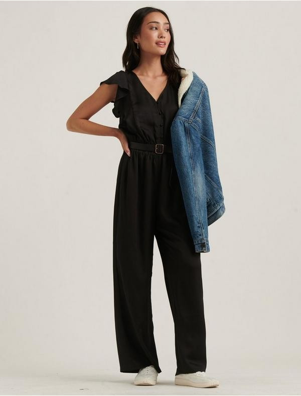 Madison Ruffle Jumpsuit | Lucky Brand