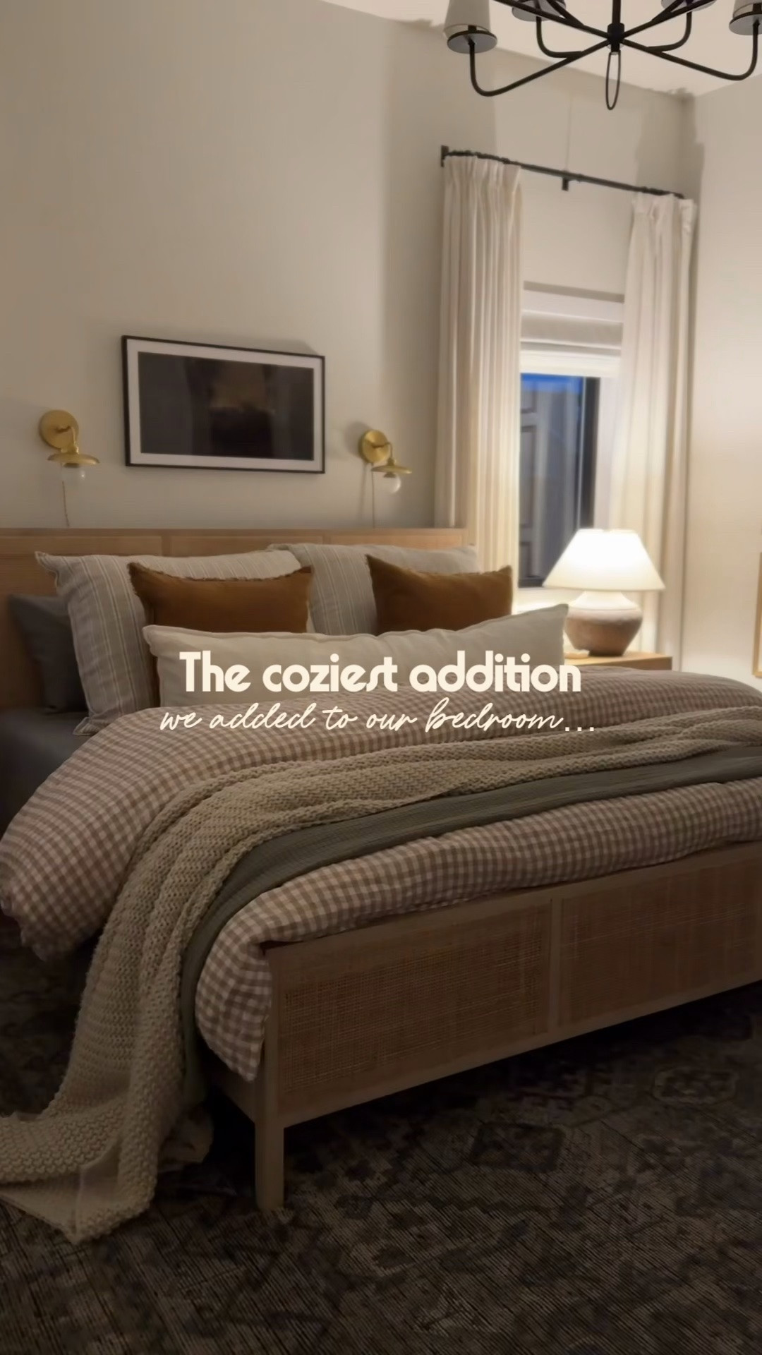 Instantly adds coziness 🤌 This fireplace is moveable, perfect for renters or someone not wanting to DIY a huge project. The flame looks realistic and can put out heat or chose just the flame for ambiance. 

The framing piece around the fireplace is reversible (one side is a pattern, the other is solid black). And now there’s a new color! 

It will be perfect for the upcoming holidays! Think garland and stockings 😄 

#electricfireplace #easydiy #diyfireplace