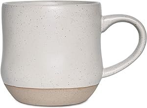 Bosmarlin Large Stoneware Speckled Coffee Mug, Big Ceramic Tea Cup, 17 Oz, Dishwasher and Microwa... | Amazon (US)