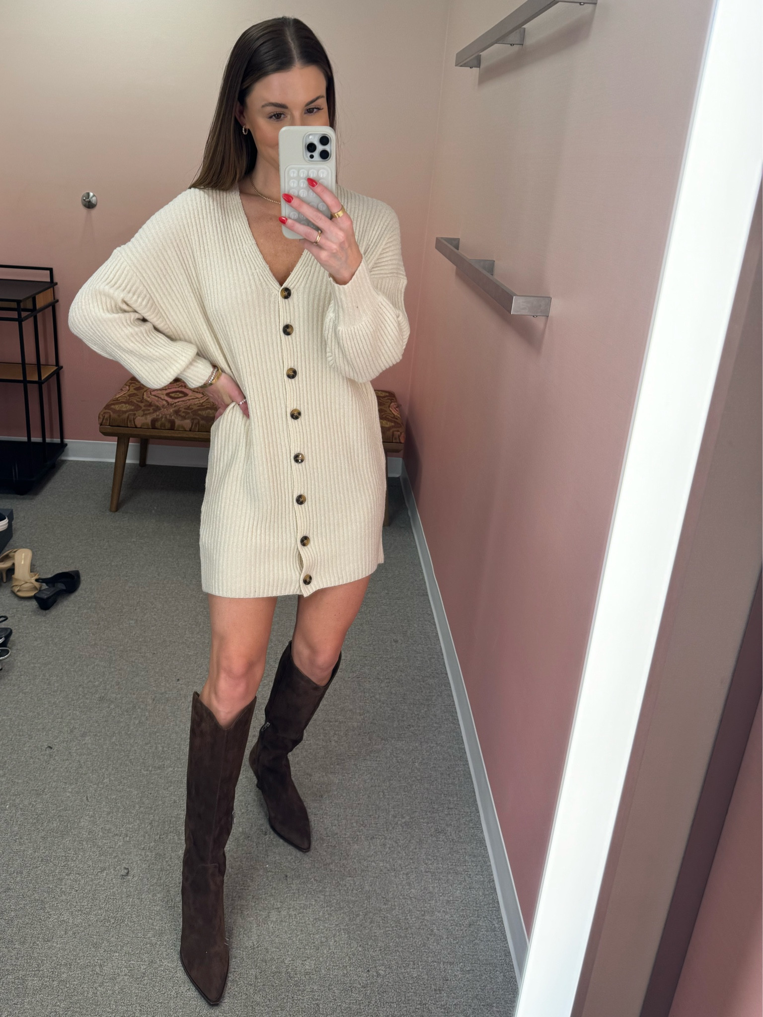 Nordstrom anniversary sale restock! Small in dress + boots are true to size 

#LTKxNSale #LTKFindsUnder100 #LTKSaleAlert