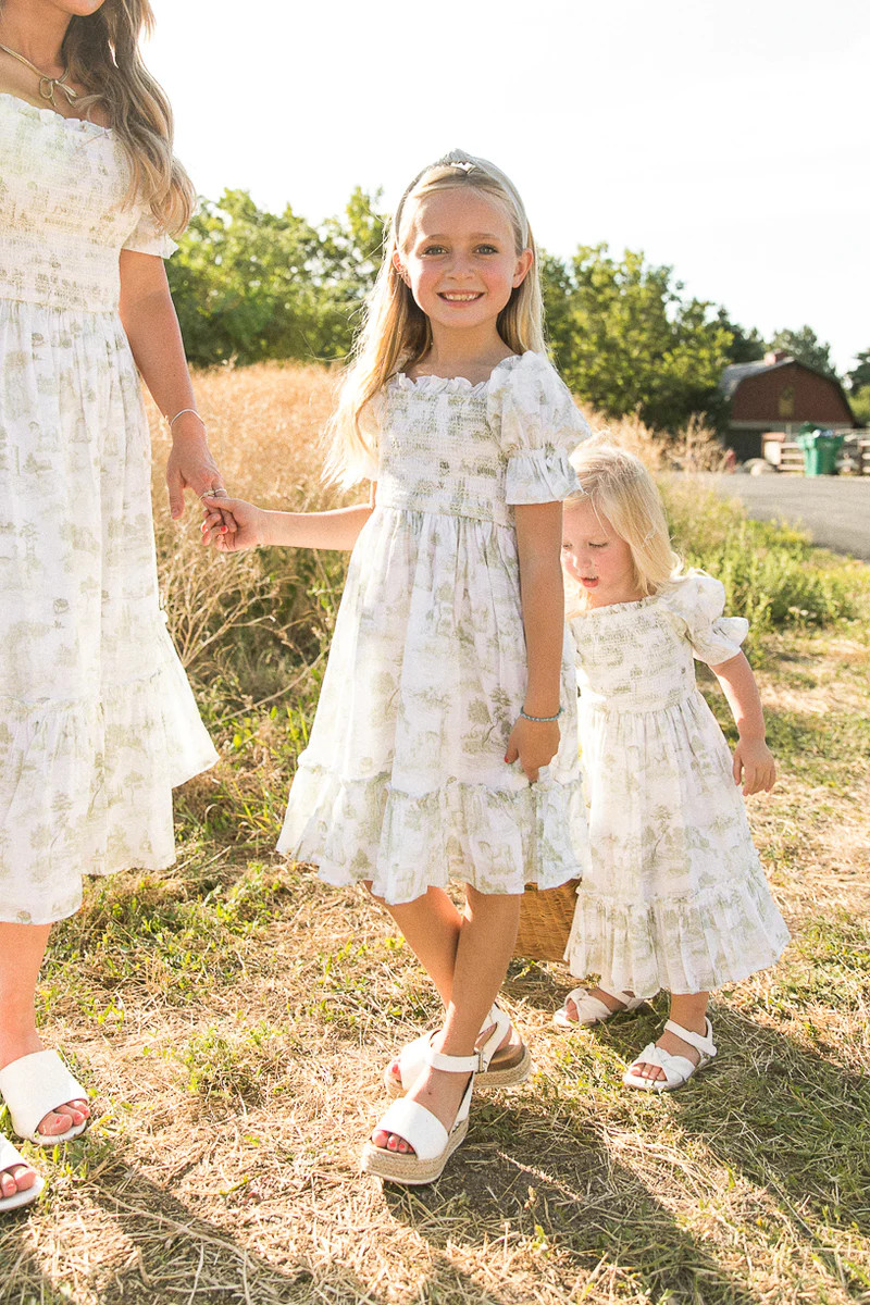 Mini Valencia Dress in Sage | Ivy City Co