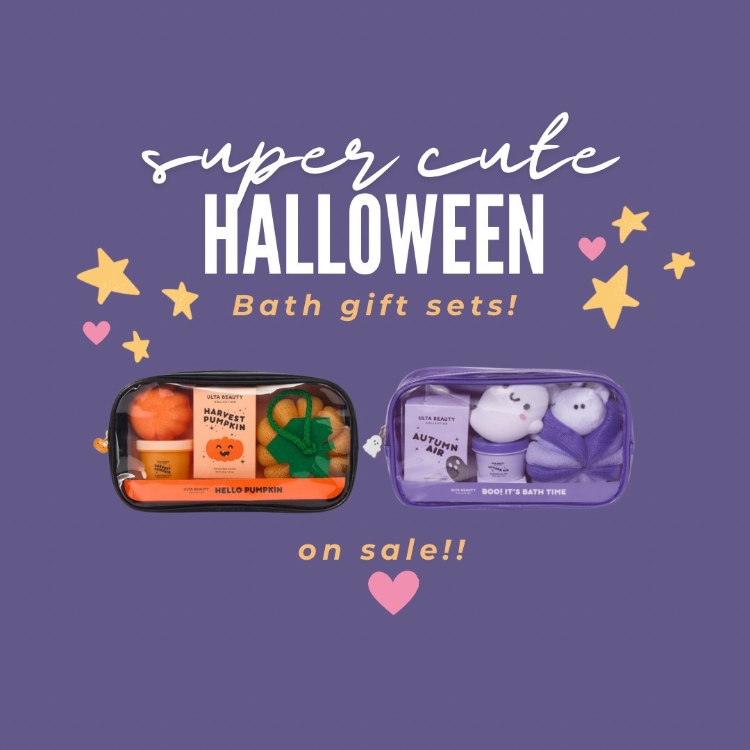 These gift sets are so cute and very festive! Would make a perfect gift for a friend or surprise for a tween or teen! #halloween #halloweenfinds #tweengift #tween #teen #backtoschool #ultafinds

#LTKmomlife #LTKSeasonal #LTKBeauty