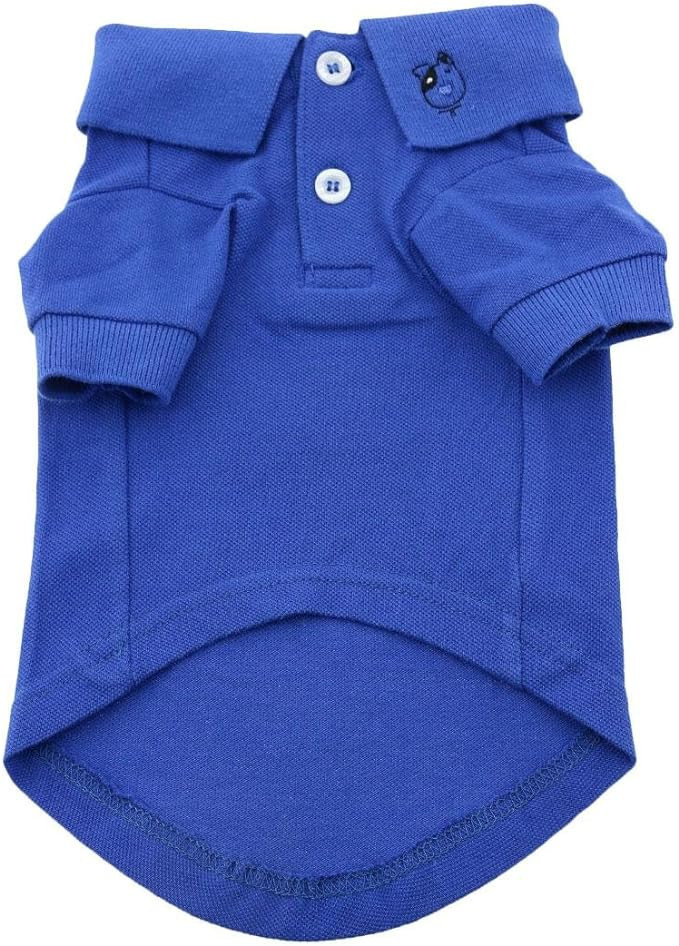 DOGGIE DESIGN Solid Dog Polo Shirt (Nautical Blue, 2XL) | Amazon (US)