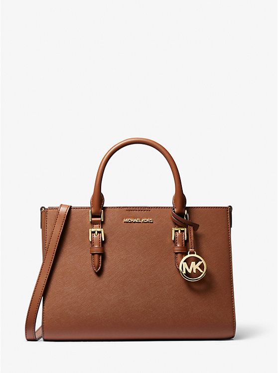Charlotte Medium Saffiano Leather 2-in-1 Tote Bag | Michael Kors US