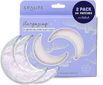 SpaLife Beauty Stargazing Brightening Under Eye Masks – Hydrogel Eye Patches for Dark Circles, ... | Amazon (US)