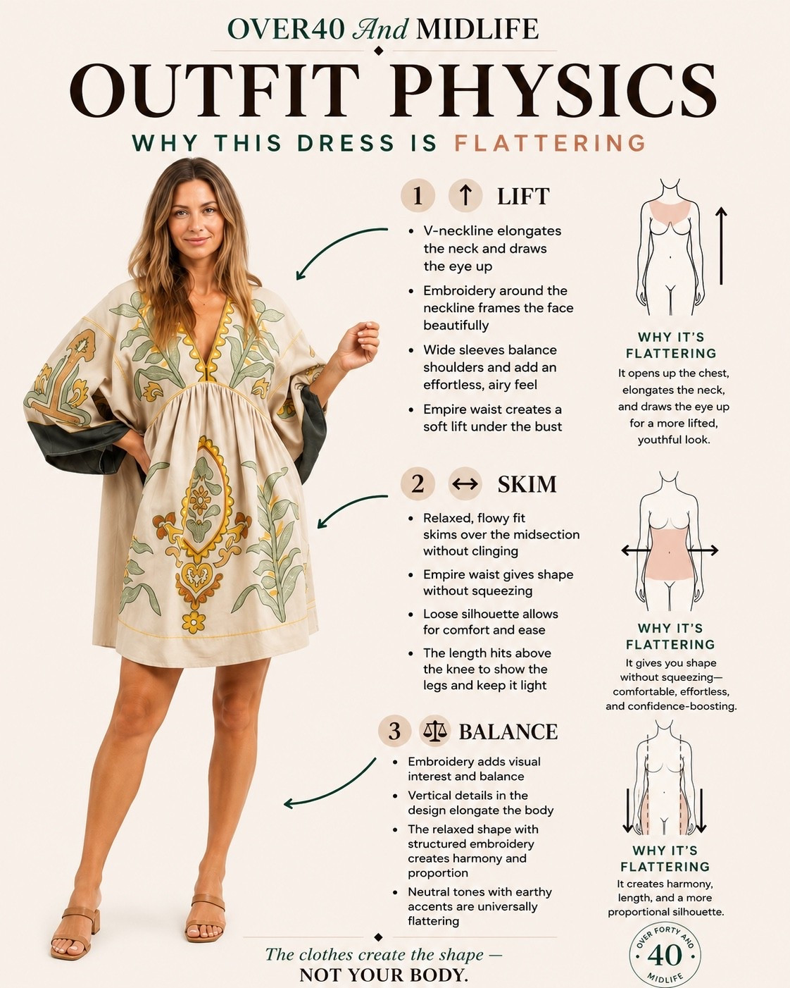 ✨Tap the bell, save and ❤️ for over 40 fashion, midlife style, midsize fashion and luxury looks for less. 

If getting dressed has felt harder lately… this is why I keep reaching for dresses like this 🤍

✨ vertical stripes lengthen
✨ tie waist creates shape without squeezing
✨ relaxed fabric skims instead of clings
✨ polished enough to look elevated…
but comfortable enough to actually LIVE in

This is what I mean by Outfit Physics.

The clothes create the shape not your body.

And honestly? These are the kinds of pieces that make getting dressed feel easy again.

👑"Helping you look good, feel good!" - Lindsey Denver 

#midlifefashion #over40style #midsizefashion #summerdress #over50style #bodyconfidence #genxstyle #outfitinspo

#LTKOver40

Comment SHOP below to receive a DM with the link to this post on my LTK ⬇ https://liketk.it/6eoLW