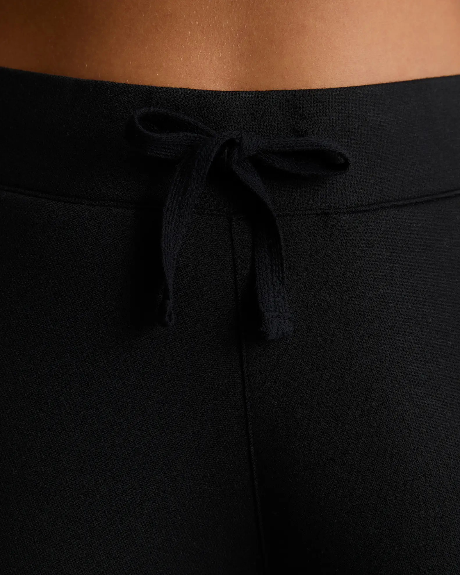 SuperSoft Fleece Wide Leg Pant in Black | Quince