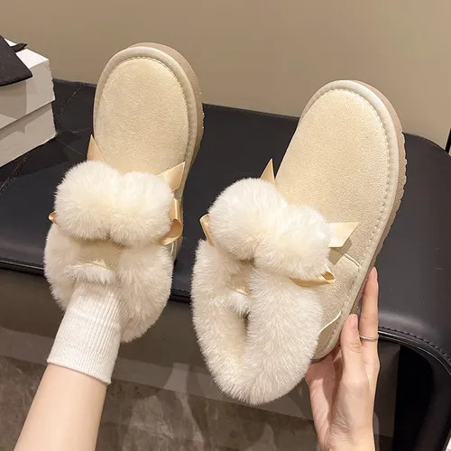 Belbie - Platform Fluffy Trim Snow Short Boots | YesStyle | YesStyle Global