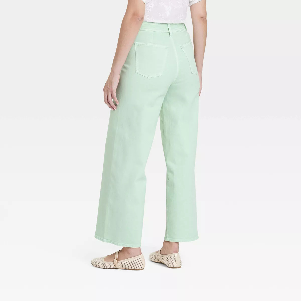 Women's High-Rise Sailor Wide Leg Ankle Jeans - Universal Thread™ | Target