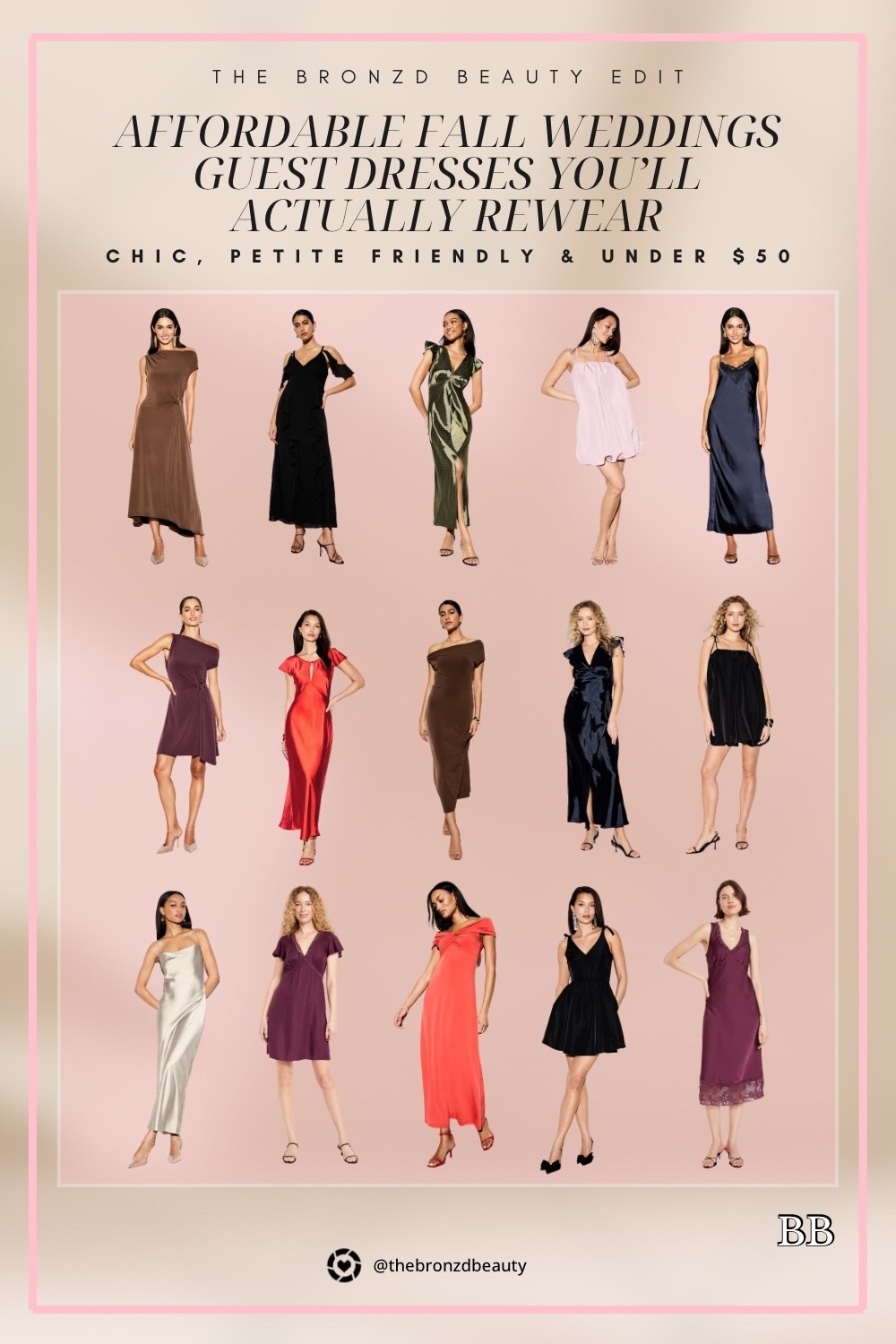 fall wedding guest dresses, affordable wedding guest outfits, petite friendly wedding guest dresses, satin slip dresses under $50, midi dresses for fall weddings, neutral and jewel tone dresses, feminine wedding guest looks, fall wedding fashion inspo, affordable chic style

#LTKFindsUnder50 #LTKPetite #LTKSaleAlert