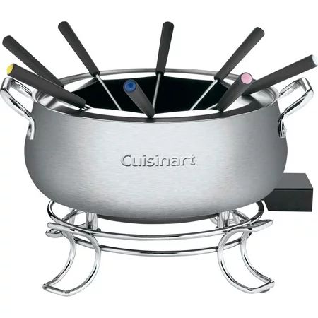 Cuisinart CFO-3SS 3-Quart Electric Fondue Pot with Forks Stainless Steel | Walmart (US)