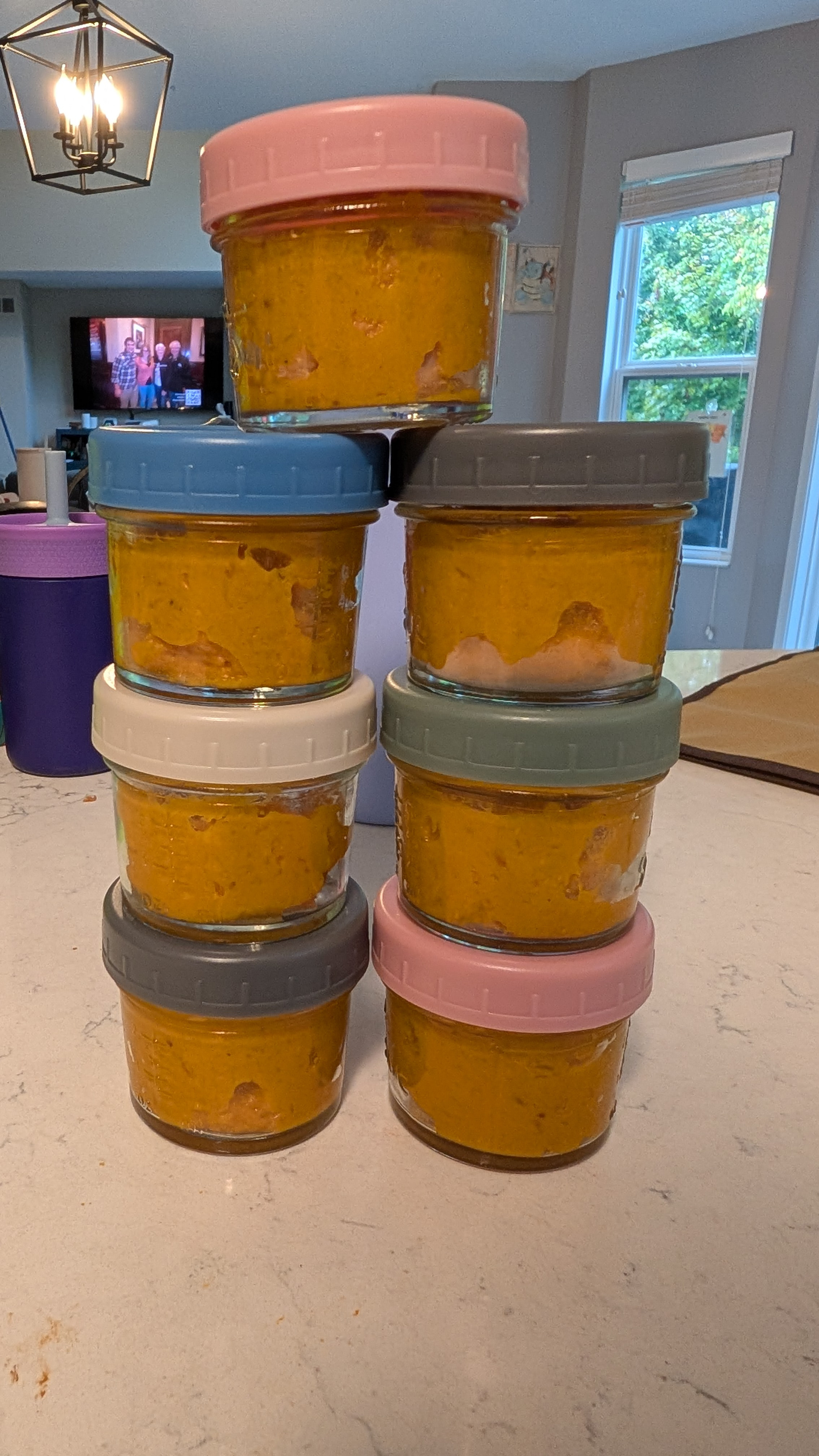 I grabbed these glass storage jars from WeeSprout on amazon to store my homemade babyfood (pictured is a sweet potato apple puree), but they are the perfect size for dips too! 

 #LTKHome #LTKKids #LTKFamily