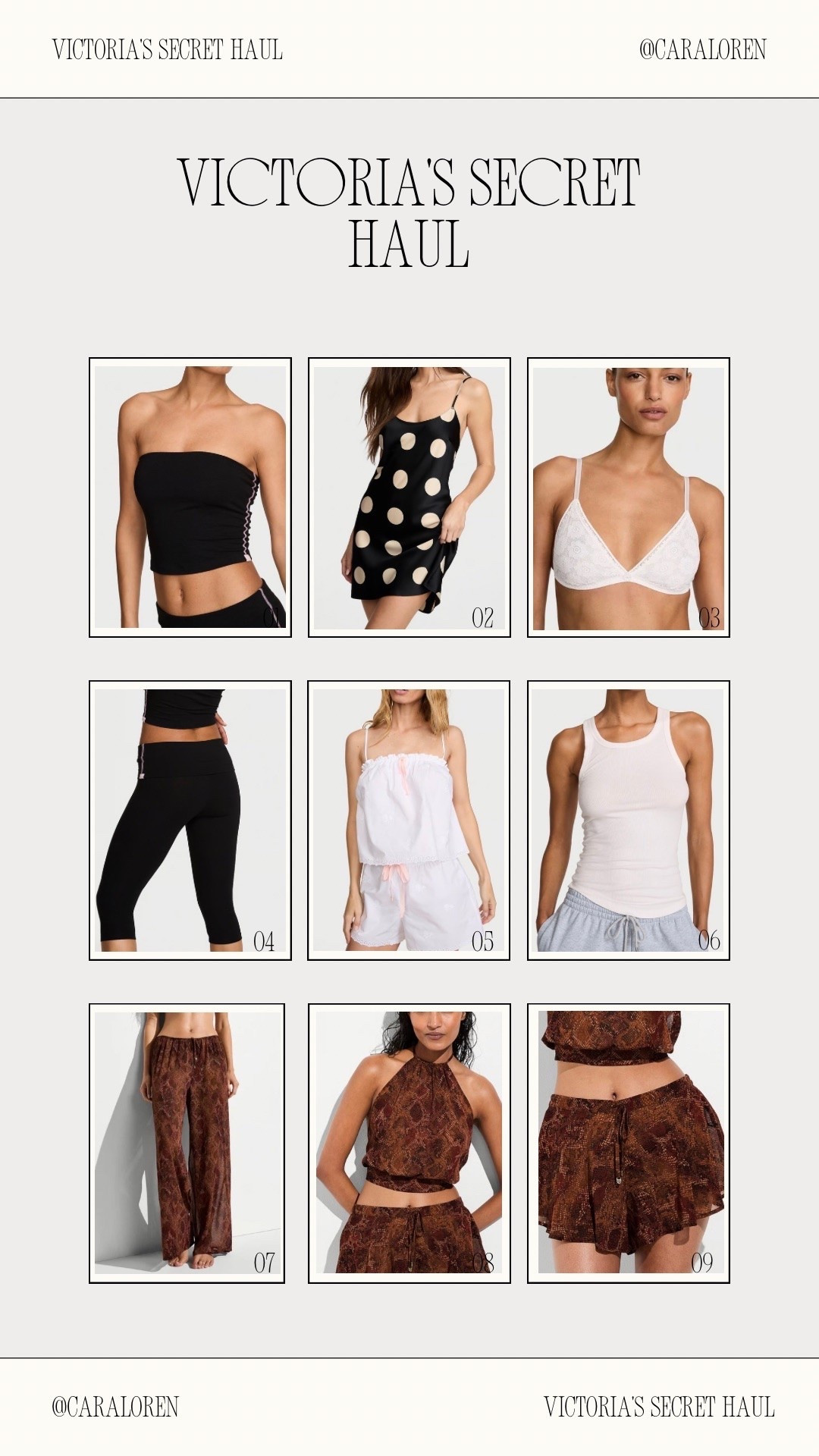 Everything from today’s @victoriassecret haul! #VSPartner