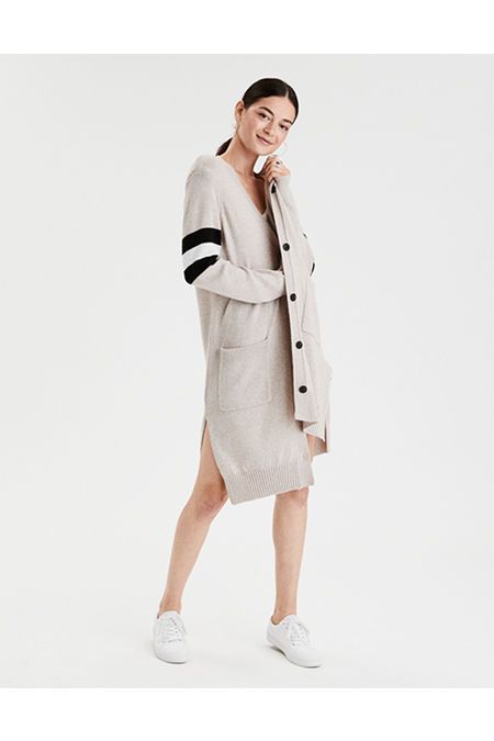 AE Long Line Jersey Cardigan | American Eagle Outfitters (US & CA)