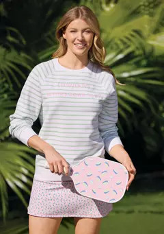 Crown & Ivy™ Sewing Down South x Crown & Ivy™ Women's Marthay Flounce Skort | Belk