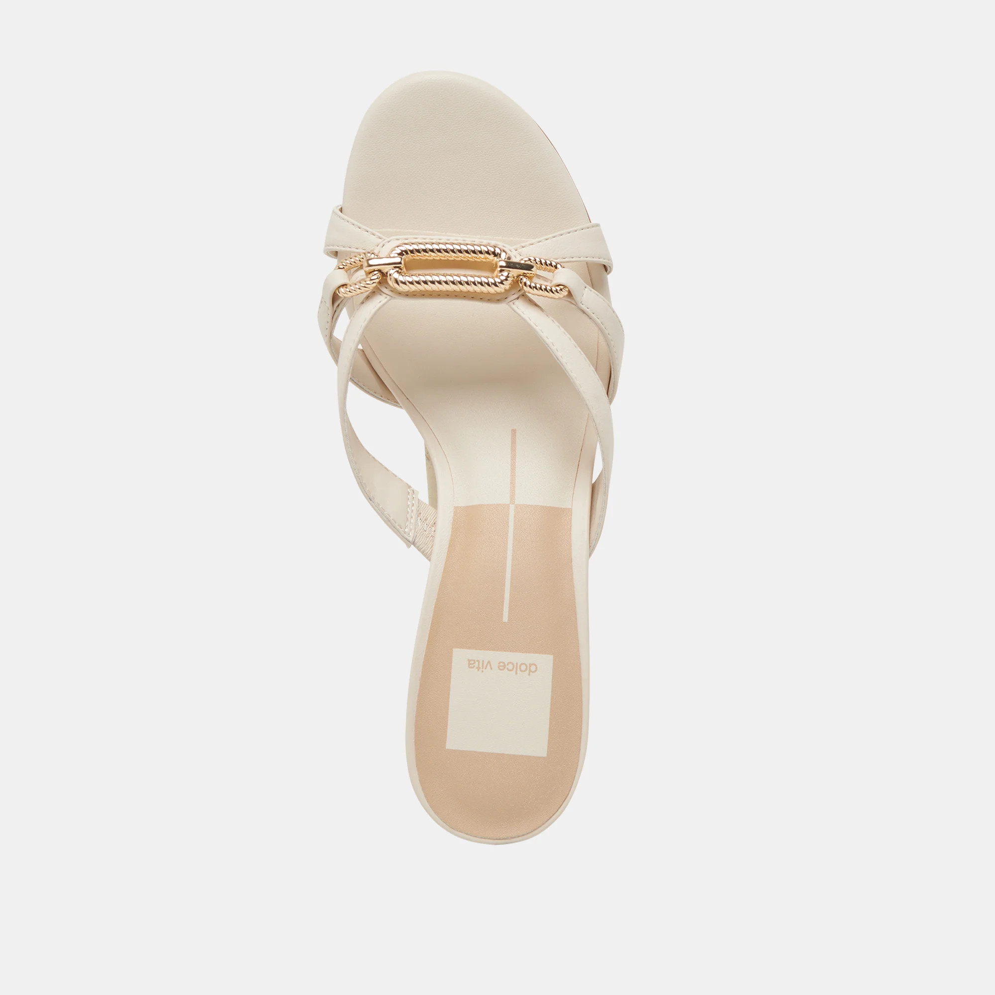 LERAH HEELS BONE LEATHER | DolceVita.com