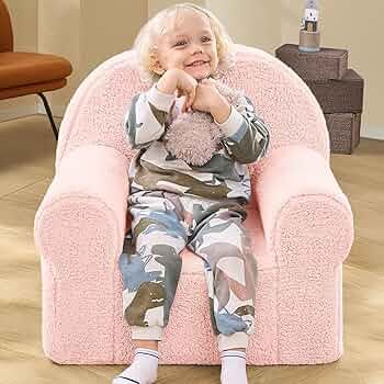 Kids Chair Toddler Chair Sherpa Couch Sherpa Kids Chairs,Cuddly Toddler Plush Chair Toddler Couch... | Amazon (US)