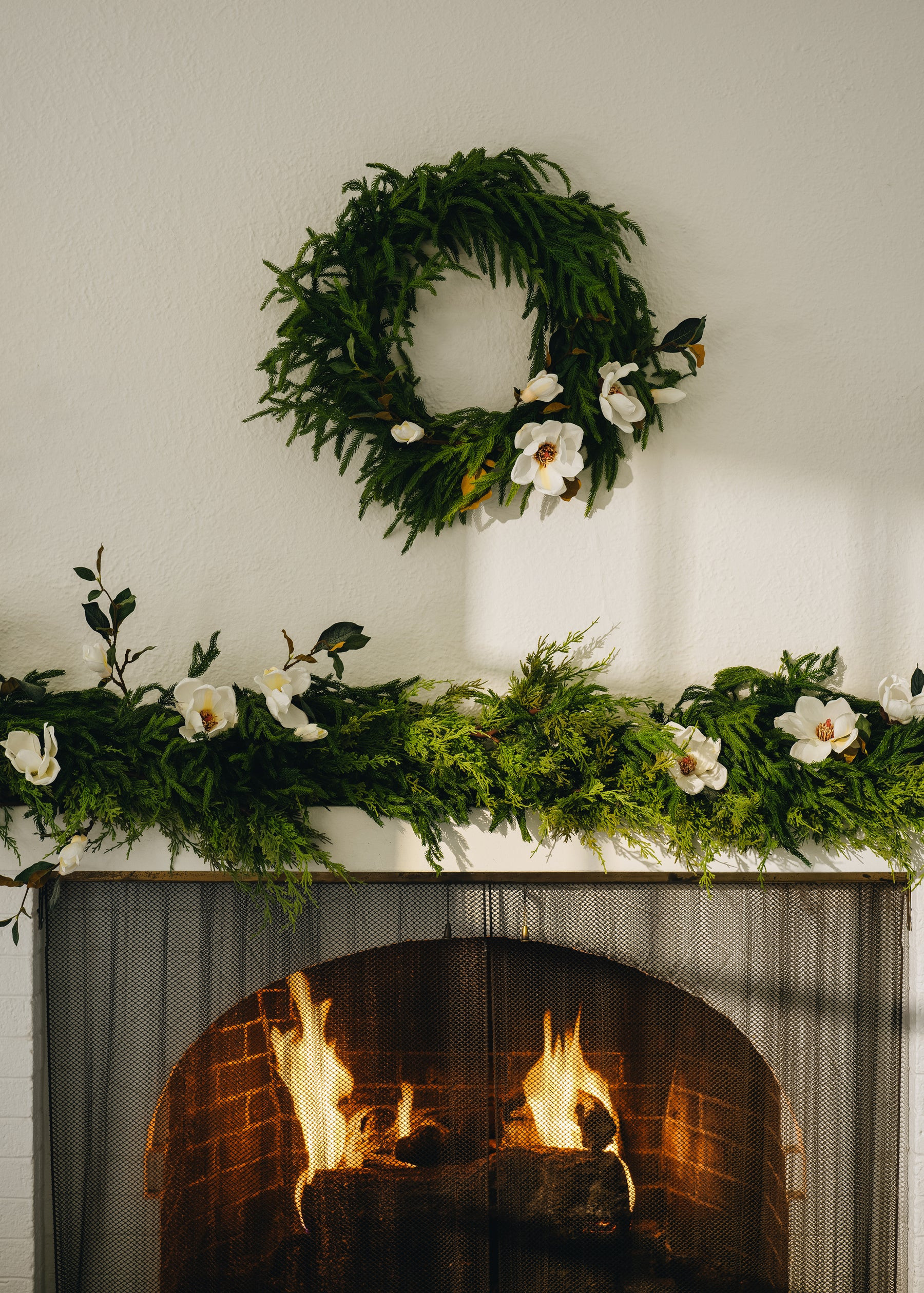 Real Touch Norfolk Pine Wreath | Afloral | Afloral