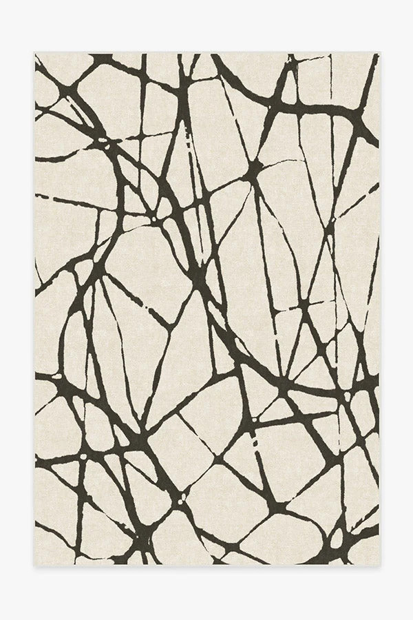 Nina Takesh Marion Black & Ivory Rug | Ruggable | Ruggable
