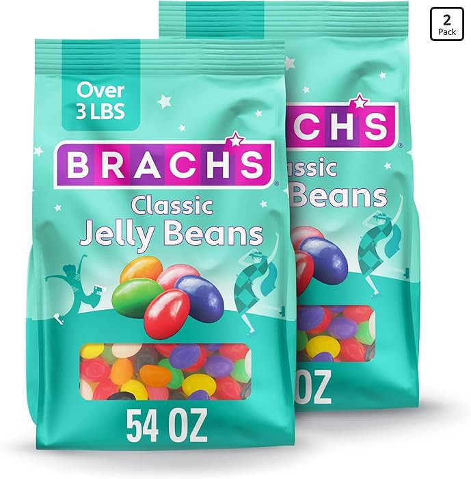 Brach's Classic Jelly Beans, Candy, Assorted Flavors, Bulk Bag, 54 oz (2 ct) | Amazon (US)