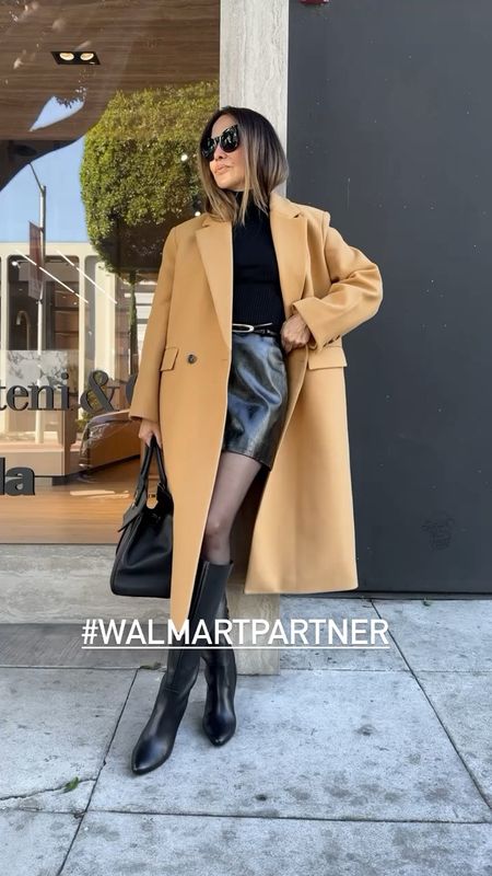  My go-to winter ensemble always includes a coat. My entire look today is from @walmartfashion which is one of my favorite places to shop for chic and affordable wardrobe essentials. #WalmartPartner #WalmartFashion 