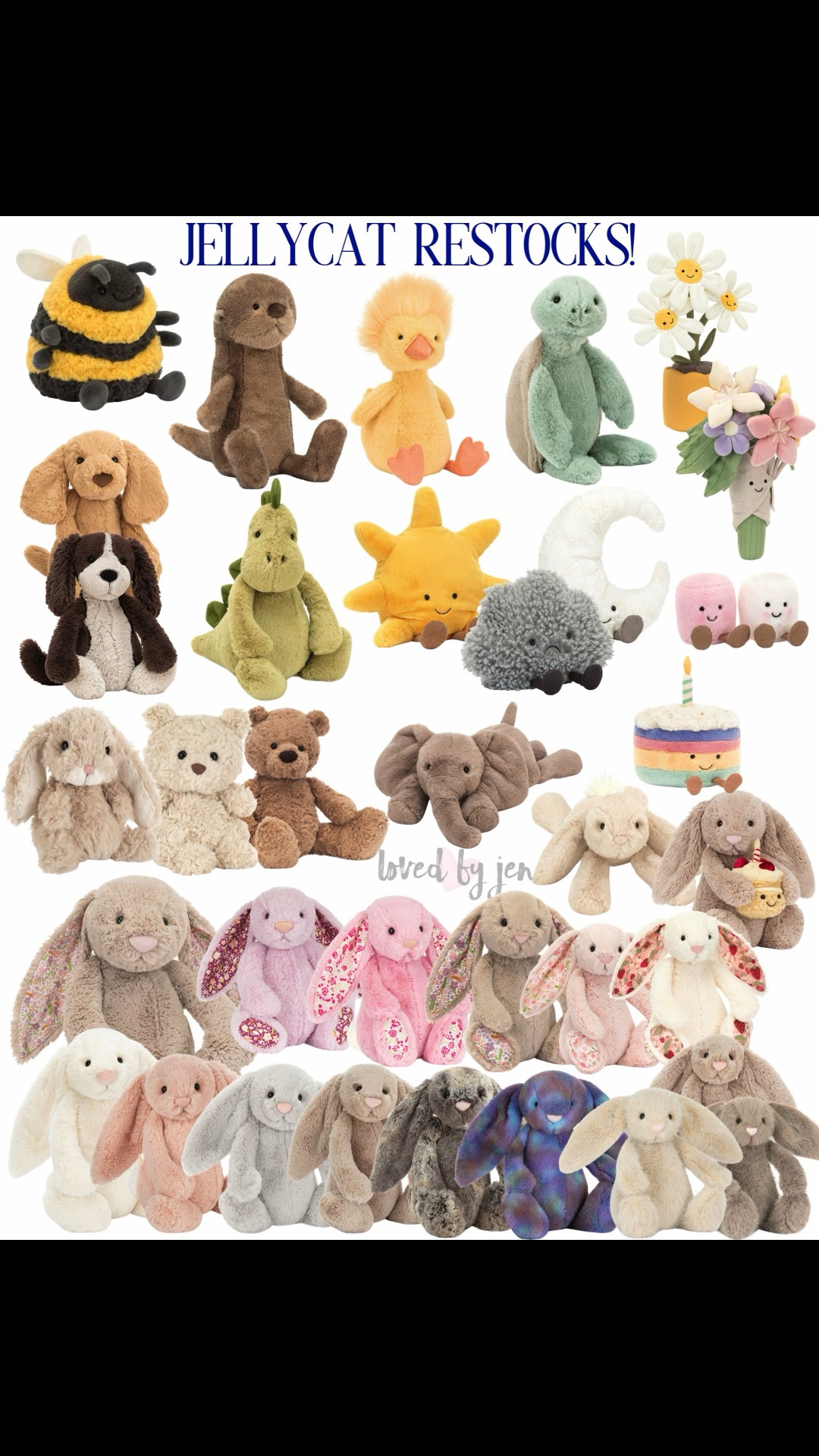 New round of restocks + lots of bunnies back just in time for Easter! There’s also the new space release! If you’re looking for someone, be sure to check bc I’m sure I didn’t catch them all! Jellycat makes the best Easter Basket stuffer! 

#LTKKids #LTKSeasonal #LTKmomlife