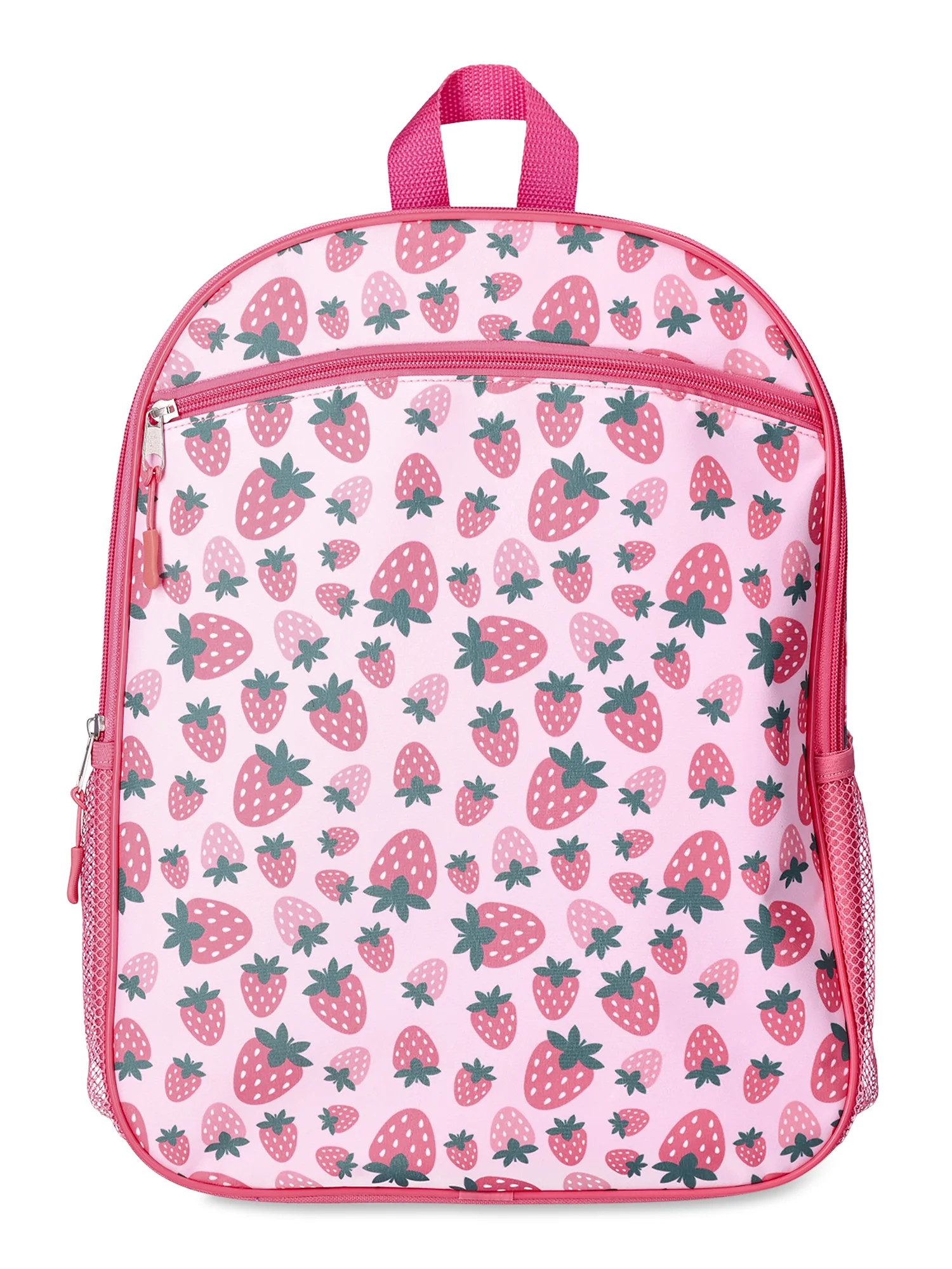 Wonder Nation 16" Backpack, Bold Berries Pink Confetti | Walmart (US)