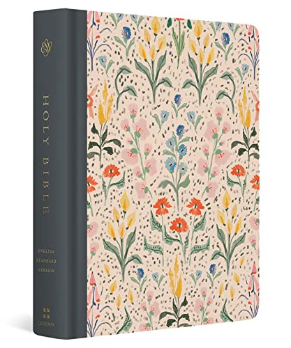 ESV Single Column Journaling Bible, Artist Series (Cloth over Board, Lulie Wallace, In Bloom) | Amazon (US)