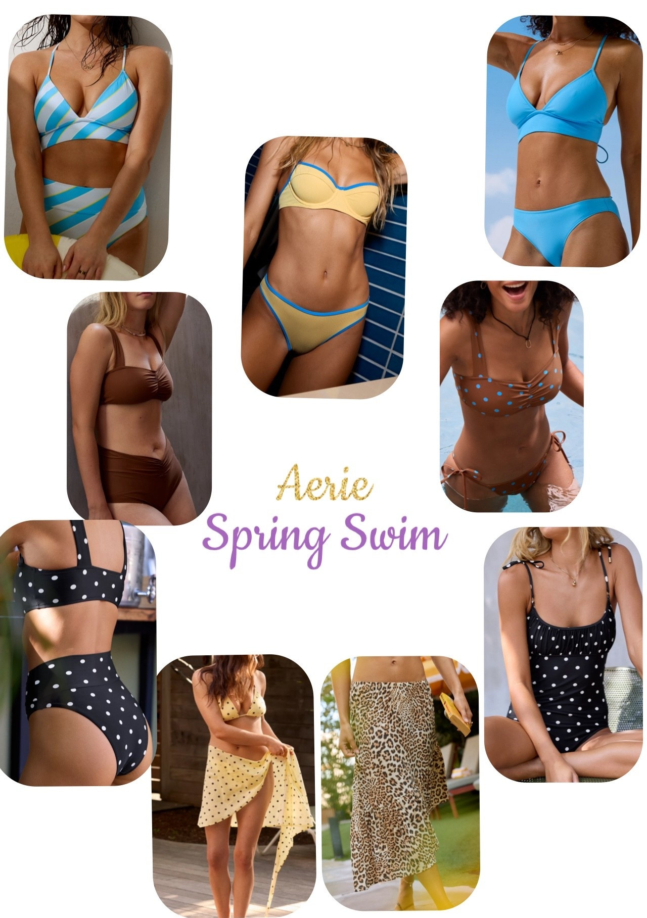 Aerie Swim is here! I love aerie swim for all the colors, styles and textures! Their suits fit true to size and are also in a great price point for everyone! These will sell fast so grab them now! 

#LTKActive #LTKSeasonal #LTKootd